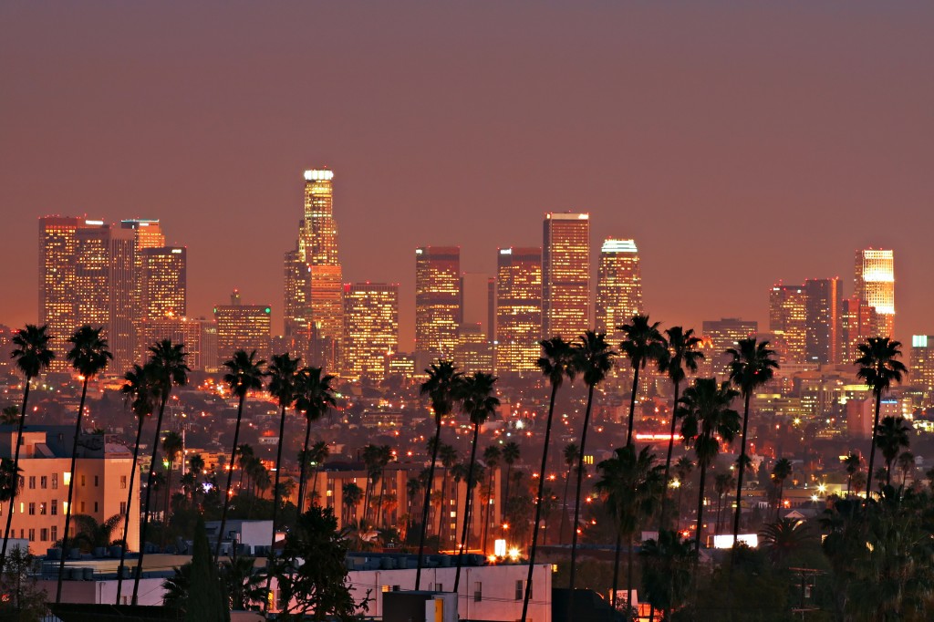 Los Angeles Skyline - top cities for locum jobs