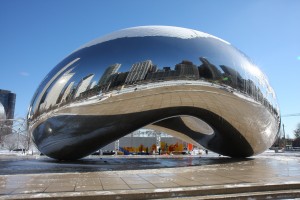 Cloud Gate in Downtown Chicago