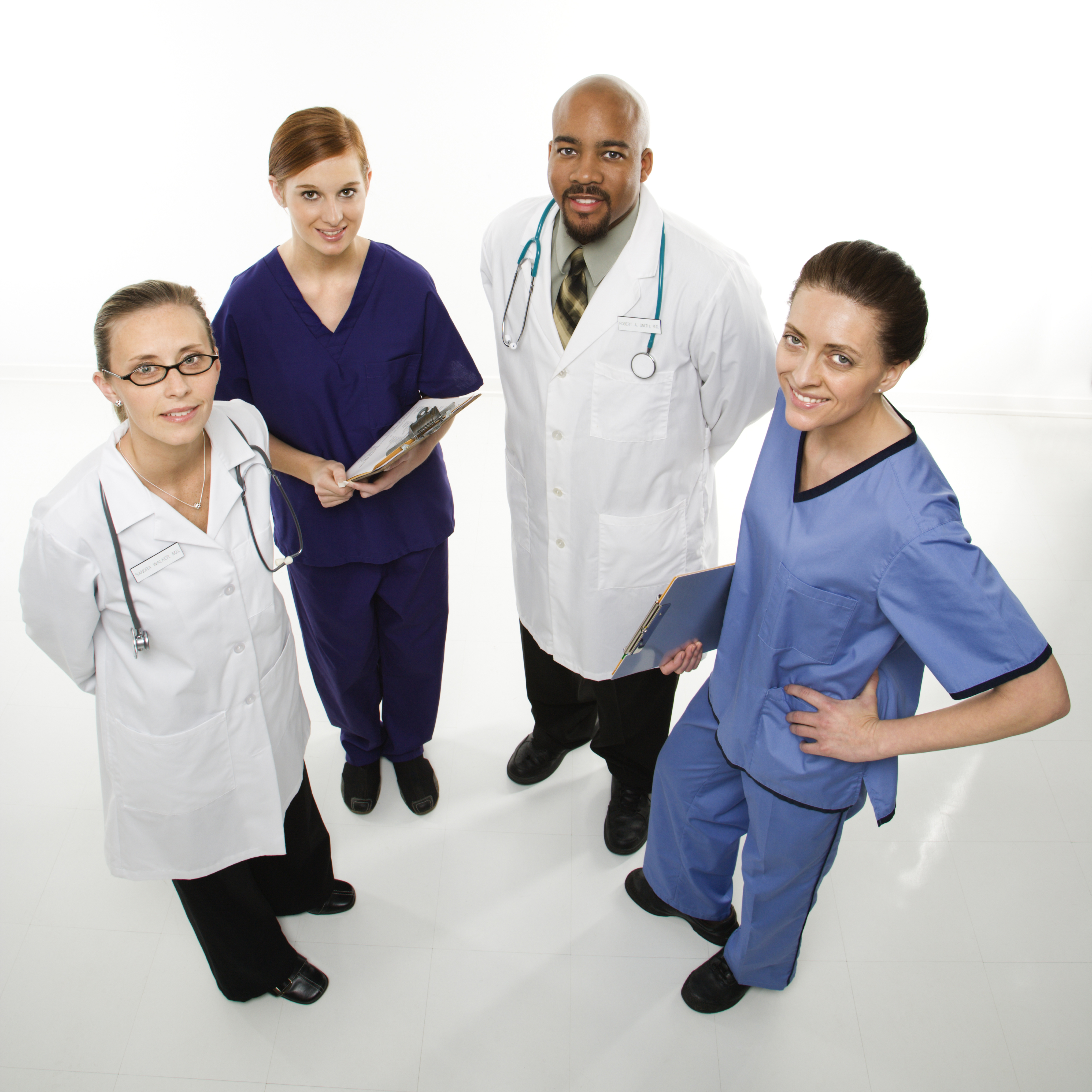 portrait of medical healthcare workers.