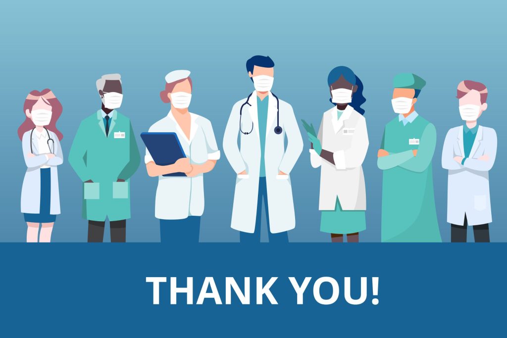 thank you message to all physicians