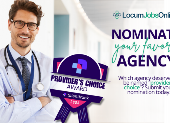 Nominate Your Favorite Locum Recruiter and Agency
